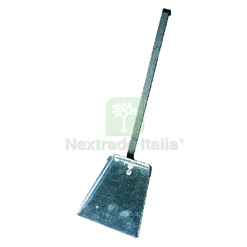 10PZ Paletta per Camino in Lamiera cm 12 x 16 - lunghezza totale cm 51 — Casalinghi e organizzazione — rif. FERX.700760NLM