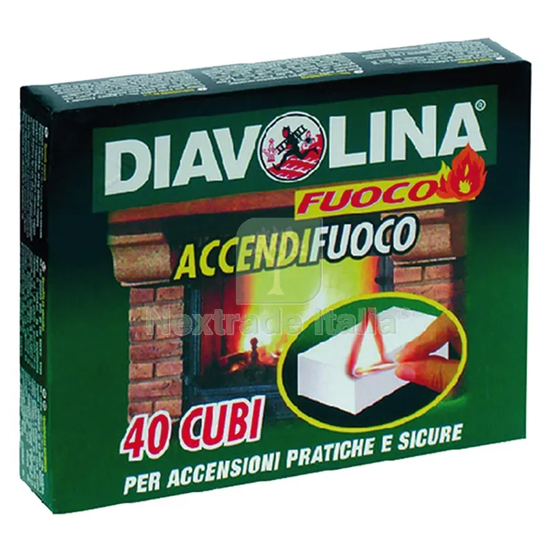 24CF DIAVOLINA 'ACCENDIFUOCO' 40 cubi - art. 15300 — Tempo libero outdoor — rif. FERX.700820NLM 24CF DIAVOLINA 'ACCENDIFUOCO' 40 cubi - art. 15300 — Tempo libero outdoor — rif. FERX.700820NLM