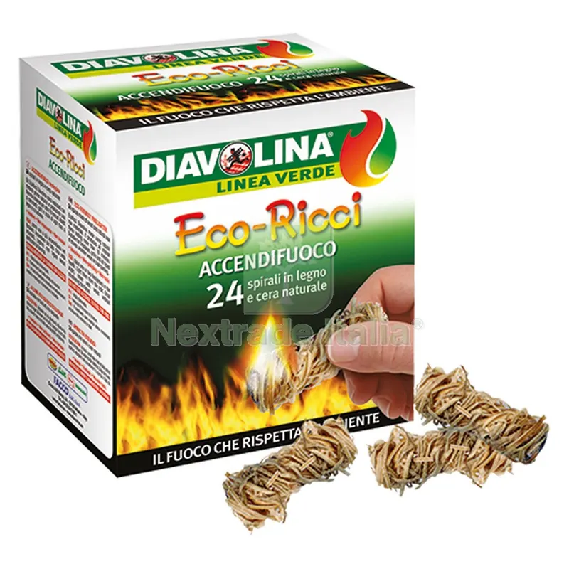 6CF Diavolina 'ECO Ricci' 24 spirali - art. 15332 — Tempo libero outdoor — rif. FERX.7008216NLM 6CF Diavolina 'ECO Ricci' 24 spirali - art. 15332 — Tempo libero outdoor — rif. FERX.7008216NLM