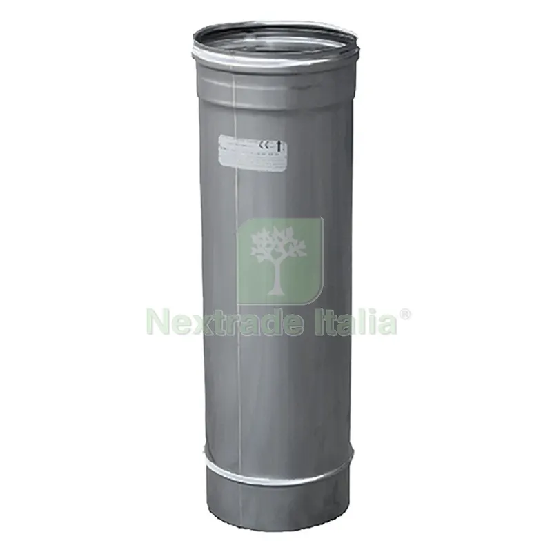 2PZ TUBO PER CANNA FUMARIA ø cm 13 mt 0,5 — Canne fumarie e fumisteria — rif. FERX.7022006NLM 2PZ TUBO PER CANNA FUMARIA ø cm 13 mt 0,5 — Canne fumarie e fumisteria — rif. FERX.7022006NLM