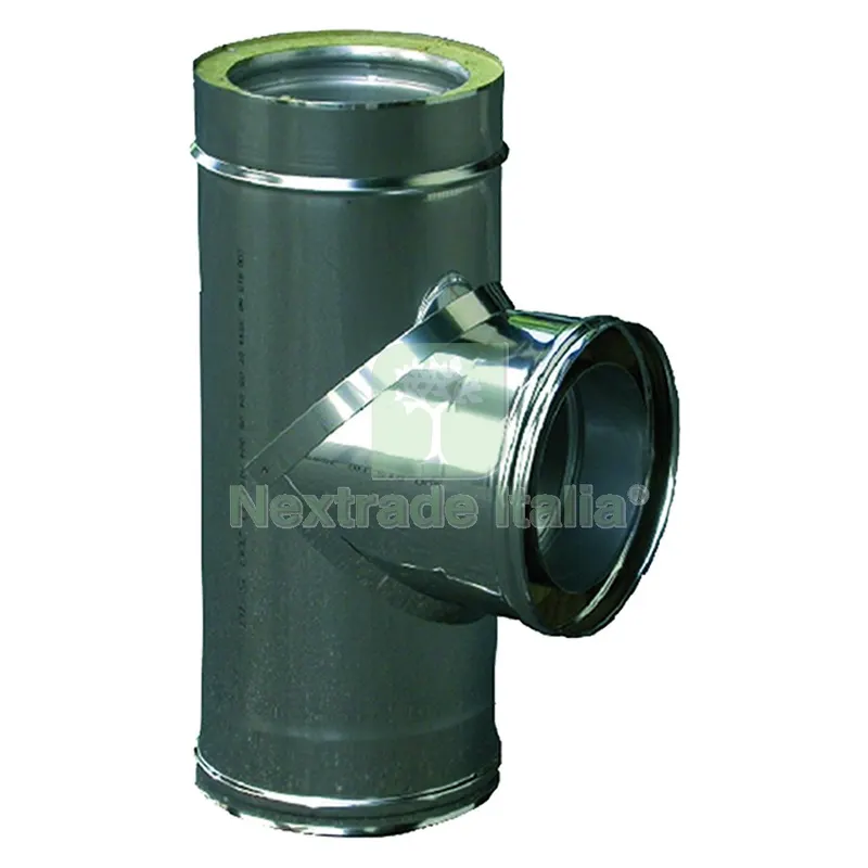 RACCORDO DOPPIA PARETE A 'T' 90 diametro cm 25/30 — Tubi e raccordi — rif. FERX.702652NLM RACCORDO DOPPIA PARETE A 'T' 90 diametro cm 25/30 — Tubi e raccordi — rif. FERX.702652NLM