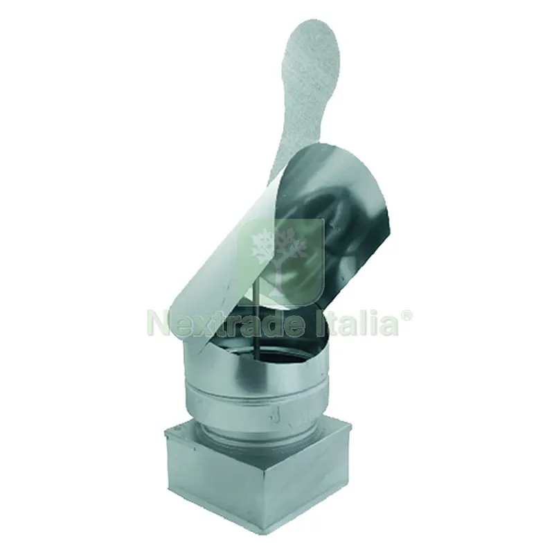 FUMAIOLO GIREVOLE cm 37 x 37 — Tubi e raccordi — rif. FERX.703654NLM FUMAIOLO GIREVOLE cm 37 x 37 — Tubi e raccordi — rif. FERX.703654NLM