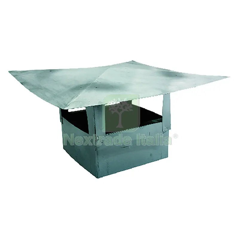 FUMAIOLO A CAPPELLO cm 25 x 25 — Tubi e raccordi — rif. FERX.703534NLM FUMAIOLO A CAPPELLO cm 25 x 25 — Tubi e raccordi — rif. FERX.703534NLM