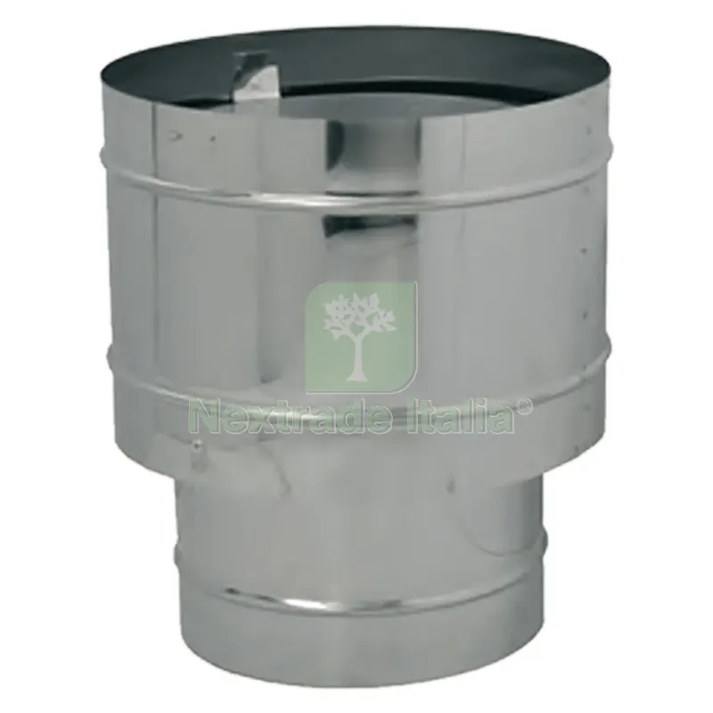 FUMAIOLO A CAPPELLO ''QUATTRO VENTI'' ø cm 16 — Tubi e raccordi — rif. FERX.703516NLM
