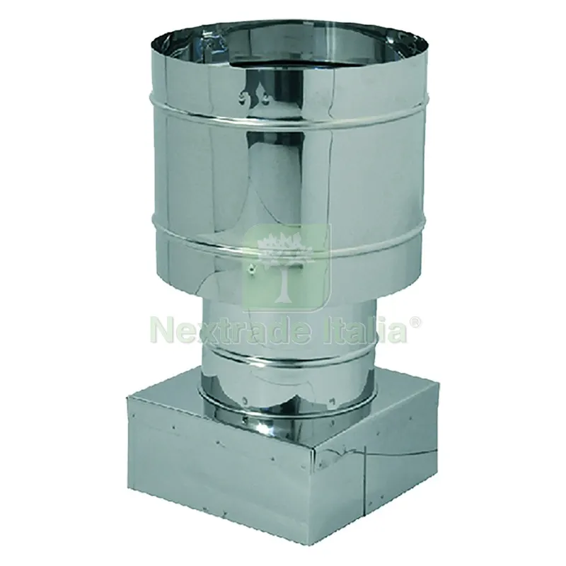 FUMAIOLO A CAPPELLO 'QUATTRO VENTI' cm 30 x 30 — Tubi e raccordi — rif. FERX.703566NLM FUMAIOLO A CAPPELLO 'QUATTRO VENTI' cm 30 x 30 — Tubi e raccordi — rif. FERX.703566NLM