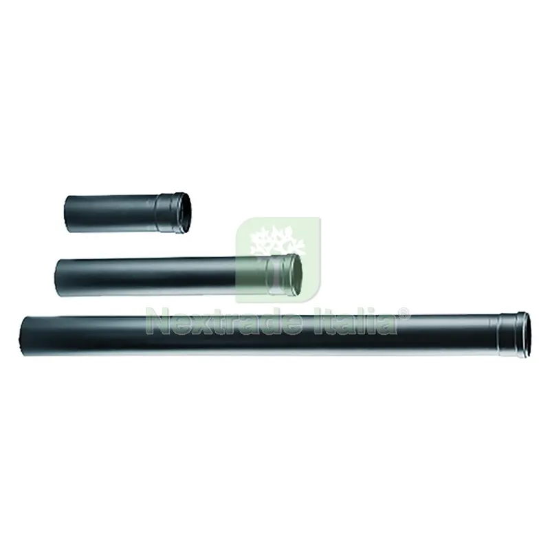 2PZ TUBO ''PELLET'' ø cm 10 x 50 — Stufe e camini — rif. FERX.702296NLM 2PZ TUBO ''PELLET'' ø cm 10 x 50 — Stufe e camini — rif. FERX.702296NLM
