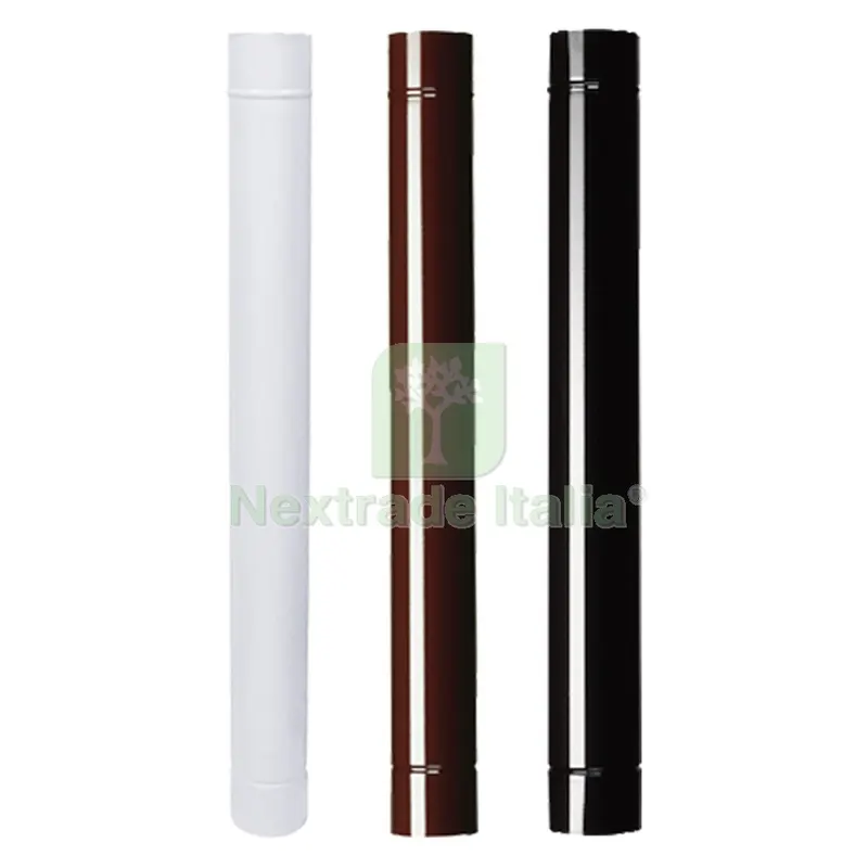 TUBO SMALTATO PER STUFE cm 100 ø 15 nero — Cemento, malte e collanti edili — rif. FERX.701462NLM TUBO SMALTATO PER STUFE cm 100 ø 15 nero — Cemento, malte e collanti edili — rif. FERX.701462NLM