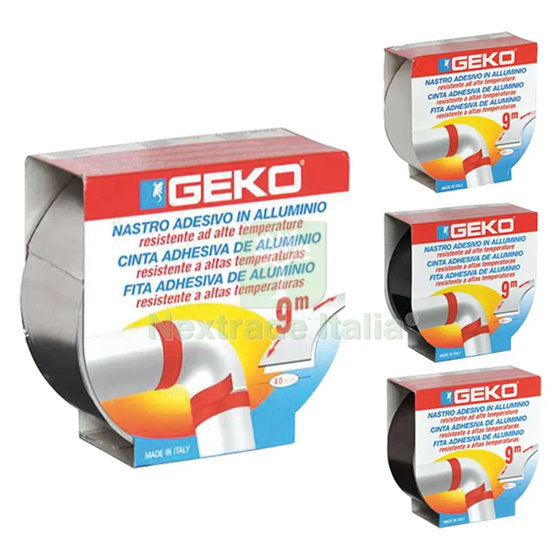 NASTRO ADESIVO IN ALLUMINIO 'SMOKE' MM. 40 X 9 MT - COLORE NERO — Adesivi e sigillanti — rif. FERX.9003416NLM NASTRO ADESIVO IN ALLUMINIO 'SMOKE' MM. 40 X 9 MT - COLORE NERO — Adesivi e sigillanti — rif. FERX.9003416NLM