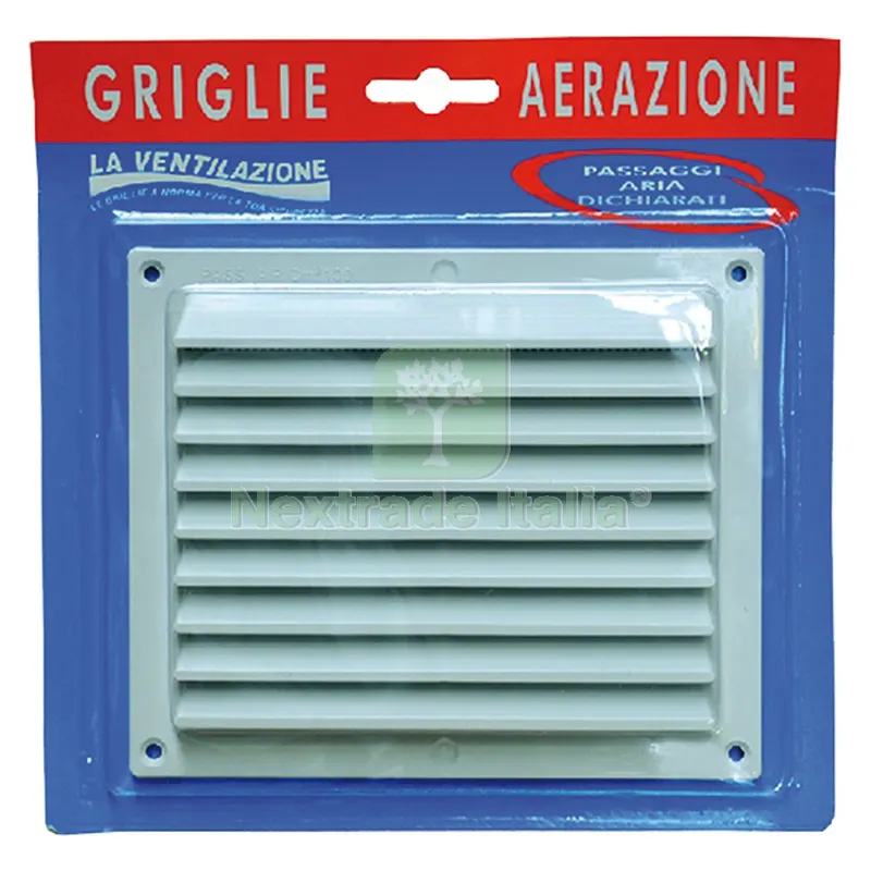GRIGLIA AERAZIONE 'EXTRA' cm 23 x 23 — Scarichi e sifoni — rif. FERX.701021NLM GRIGLIA AERAZIONE 'EXTRA' cm 23 x 23 — Scarichi e sifoni — rif. FERX.701021NLM