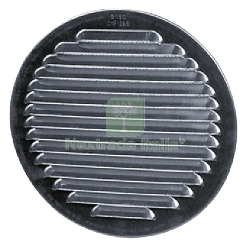 GRIGLIA AERAZIONE IN ALLUMINIO ø cm 14 — Scarichi e sifoni — rif. FERX.701264NLM