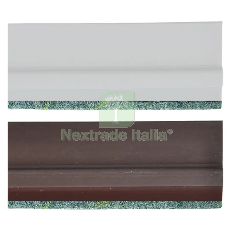 50PZ PARASPIFFERI SOTTOPORTA CON FELTRINO 'DOOR' mt. 1 marrone — Isolanti e reti — rif. FERX.805560NLM