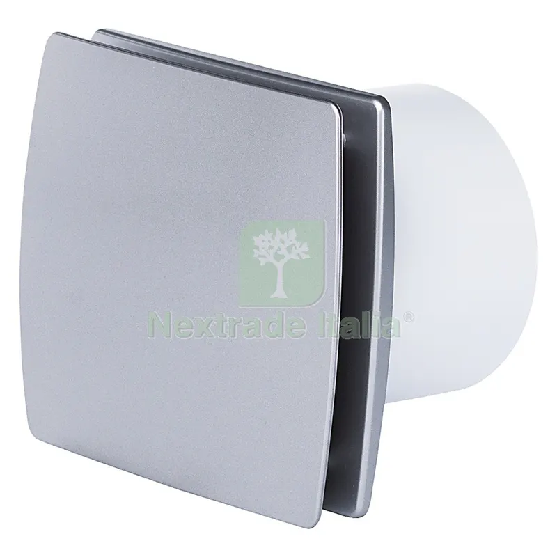 ASPIRATORE ELICOIDALE ELETTRICO 'DECOR' d.mm 100 - 100 m3/h - 19W silver — Punte, frese e dischi — rif. FERX.7010130NLM