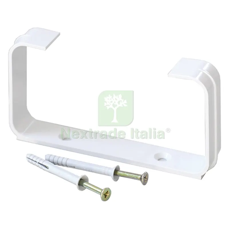 COPPIA STAFFE FERMATUBO PER AERAZIONE CANALIZZATA mm.120x60 — Tubi e raccordi — rif. FERX.701374NLM