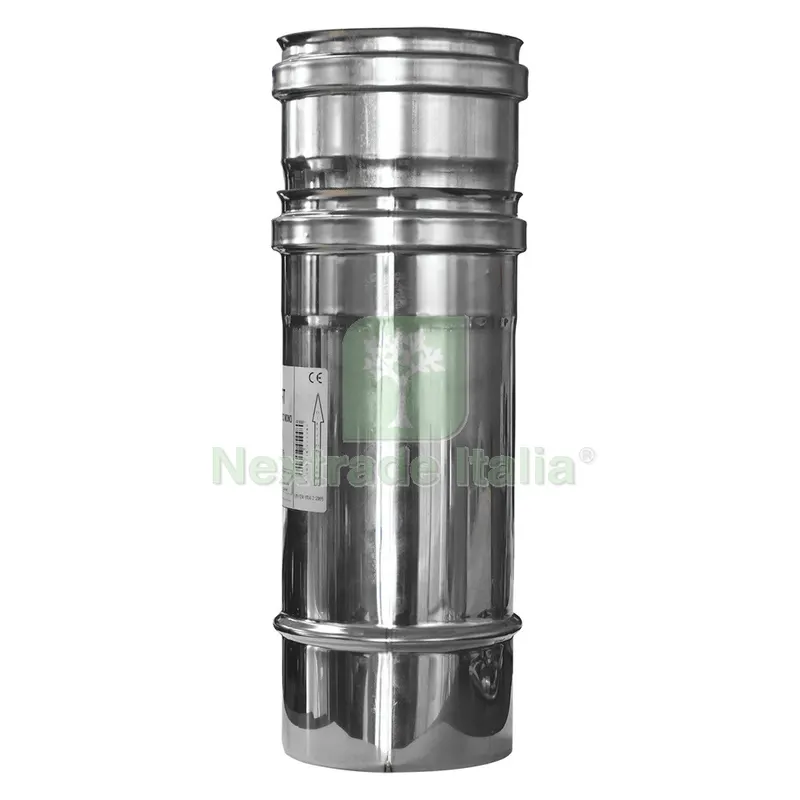 TUBO TELESCOPICO PER CANNA FUMARIA ø cm 10 — Canne fumarie e fumisteria — rif. FERX.7025902NLM TUBO TELESCOPICO PER CANNA FUMARIA ø cm 10 — Canne fumarie e fumisteria — rif. FERX.7025902NLM
