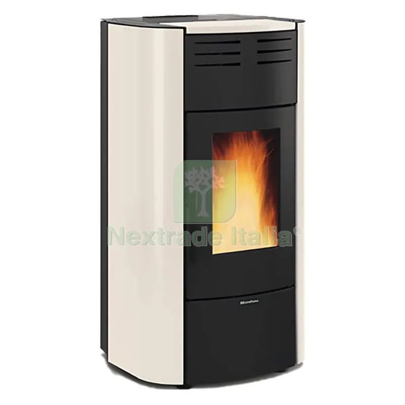 Termostufa a Pellet 'raffaella Idro H18' Colore avorio — Stufe e camini — rif. FERX.7002140NLM