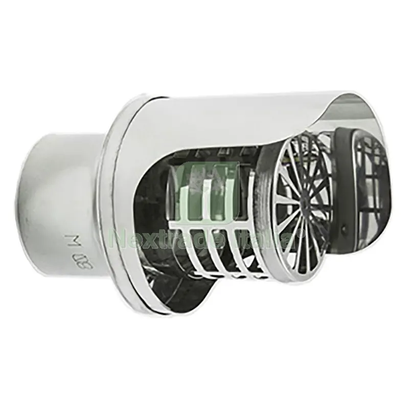 ESALATORE GRIGLIATO A CAPPELLO ø10 cm — Tubi e raccordi — rif. FERX.7019052NLM