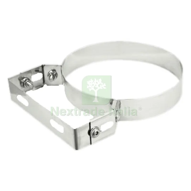 COLLARE DI FISSAGGIO TIPO 'OMEGA' Ø cm 16 — Fascette e collari — rif. FERX.7038874NLM COLLARE DI FISSAGGIO TIPO 'OMEGA' Ø cm 16 — Fascette e collari — rif. FERX.7038874NLM