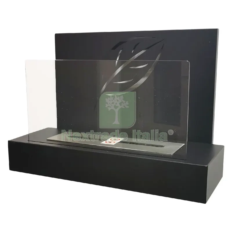 Biocamino da Tavolo/Parete 'maya' kw 2,47 - colore nero — Stufe e camini — rif. FERX.7008004NLM Biocamino da Tavolo/Parete 'maya' kw 2,47 - colore nero — Stufe e camini — rif. FERX.7008004NLM