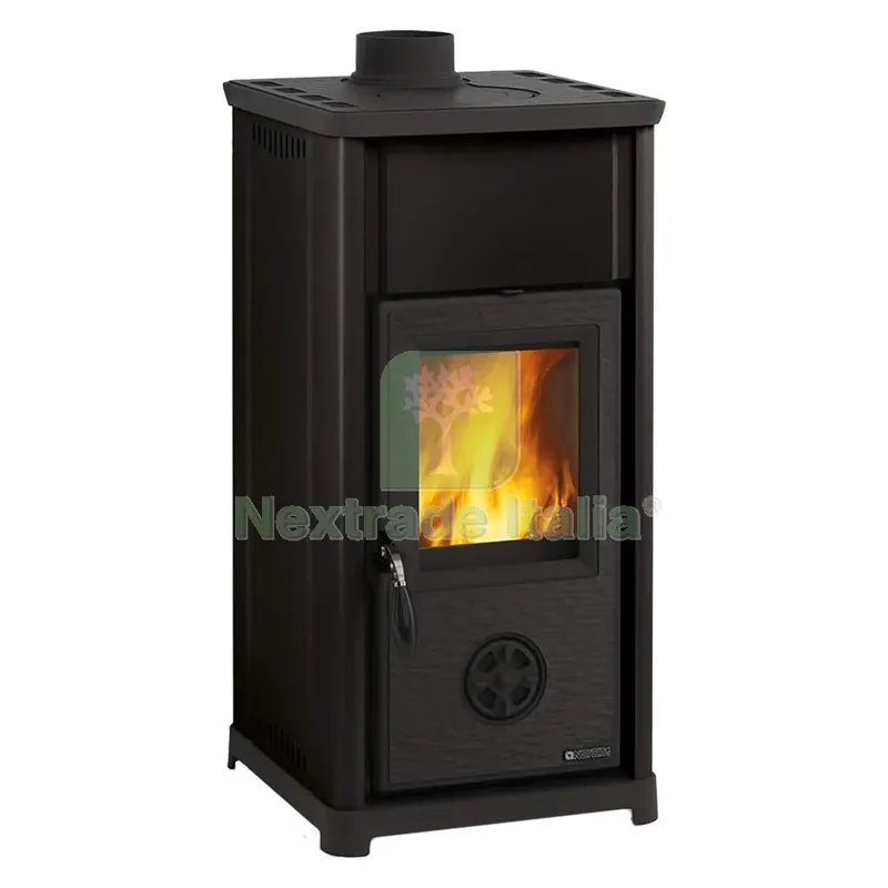 STUFA A LEGNA 'TEA 5.0' Colore nero antracite — Stufe e camini — rif. FERX.7004730NLM STUFA A LEGNA 'TEA 5.0' Colore nero antracite — Stufe e camini — rif. FERX.7004730NLM