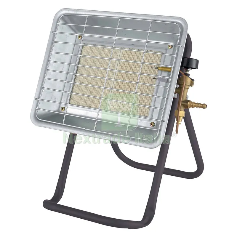 Stufa a GAS a Pannello Infrarossi 2500 / 3500 W — Flessibili e allacci — rif. FERX.700420NLM