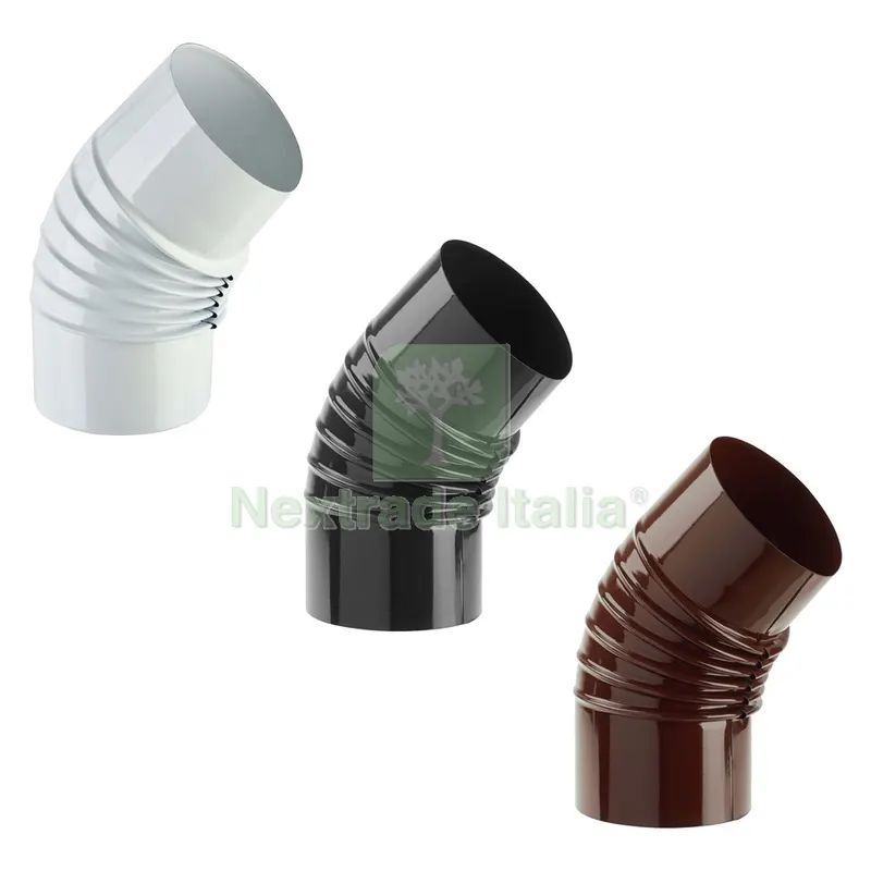 GOMITO SMALTATO PER STUFE Ø 10 - 45-° colore bianco — Cemento, malte e collanti edili — rif. FERX.7014700NLM GOMITO SMALTATO PER STUFE Ø 10 - 45-° colore bianco — Cemento, malte e collanti edili — rif. FERX.7014700NLM