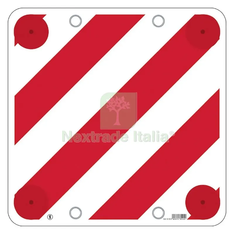 10PZ Cartello Segnaletica Carichi Sporgenti — Utensili e segnaletica — rif. FERX.116224NLM