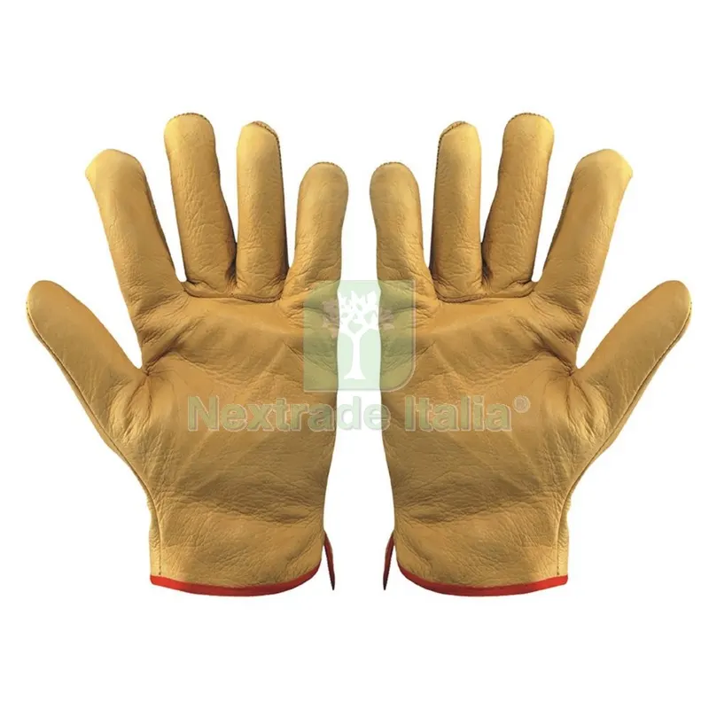12COPPIE Guanti Invernali Fiore Bovino ART.218 Tg. 10 — Guanti da lavoro — rif. FERX.106738NLM