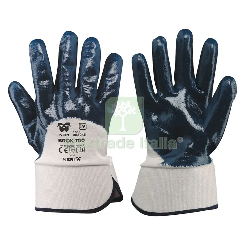 12COPPIE GUANTI NBR MANICHETTA TELA 'BROK 700' Tg. 10 — Guanti da lavoro — rif. FERX.106770NLM 12COPPIE GUANTI NBR MANICHETTA TELA 'BROK 700' Tg. 10 — Guanti da lavoro — rif. FERX.106770NLM