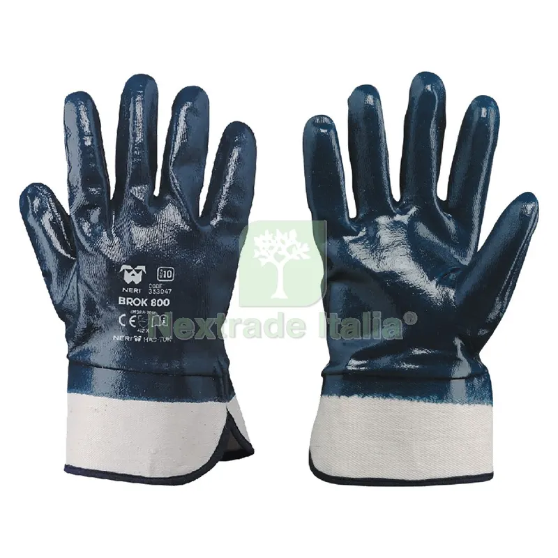12COPPIE GUANTI NBR MANICHETTA TELA 'BROK 800' Tg. 10 — Guanti da lavoro — rif. FERX.1067654NLM 12COPPIE GUANTI NBR MANICHETTA TELA 'BROK 800' Tg. 10 — Guanti da lavoro — rif. FERX.1067654NLM