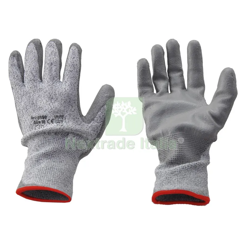 12COPPIE GUANTI ANTI-TAGLIO Tg. 8 — Guanti da lavoro — rif. FERX.1067722NLM
