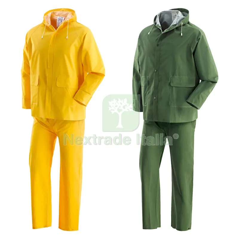 GIACCA E PANTALONE PLUVIO verde - taglia XXL — Protezioni corpo — rif. FERX.106709NLM GIACCA E PANTALONE PLUVIO verde - taglia XXL — Protezioni corpo — rif. FERX.106709NLM