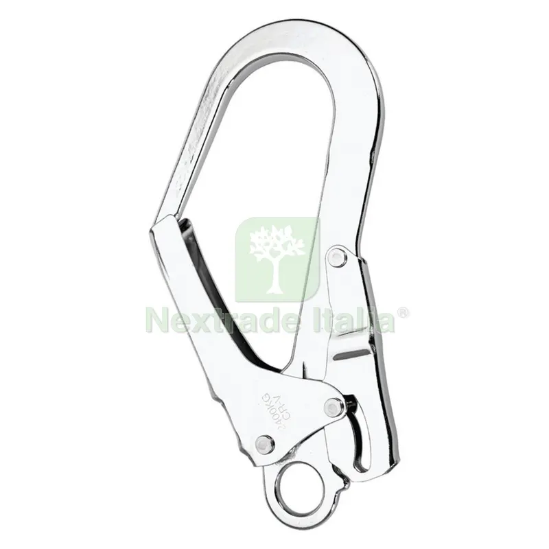 Moschettone Doppia Leva apertura 60 mm — Ganci, moschettoni e anelli — rif. FERX.106539NLM Moschettone Doppia Leva apertura 60 mm — Ganci, moschettoni e anelli — rif. FERX.106539NLM