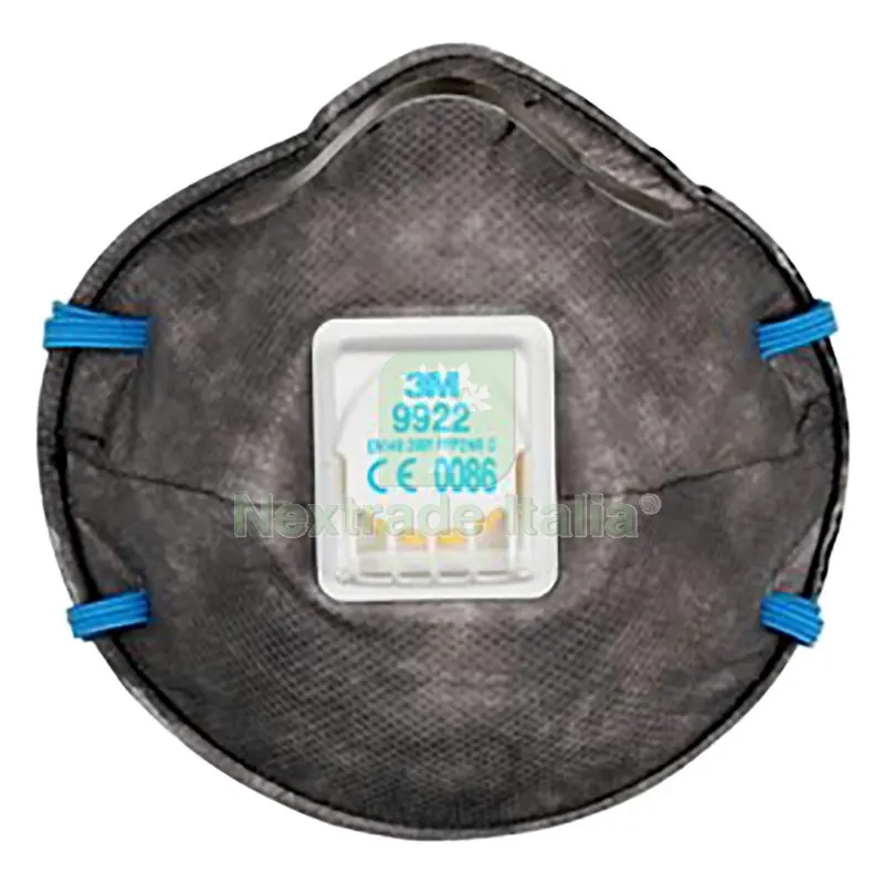 10PZ MASCHERA RESPIRATORIA SERIE 9000 CON VALVOLA 9922 - FF P2 — Protezione respiratoria — rif. FERX.1065070NLM