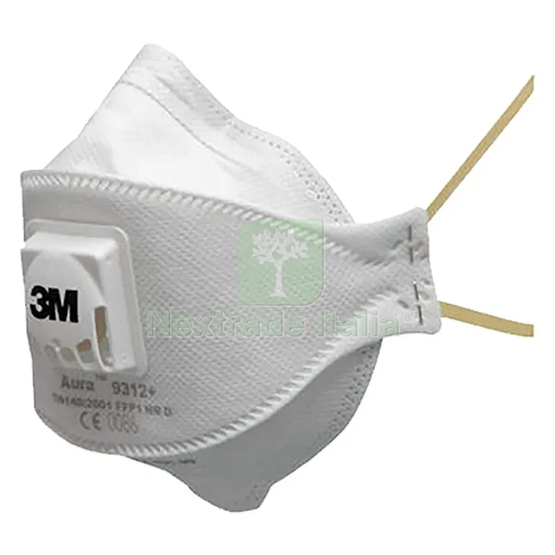 10PZ MASCHERA RESPIRATORIA SERIE 9300 AURA CON VALVOLA 9322+ FF P2 — Protezione respiratoria — rif. FERX.106587NLM