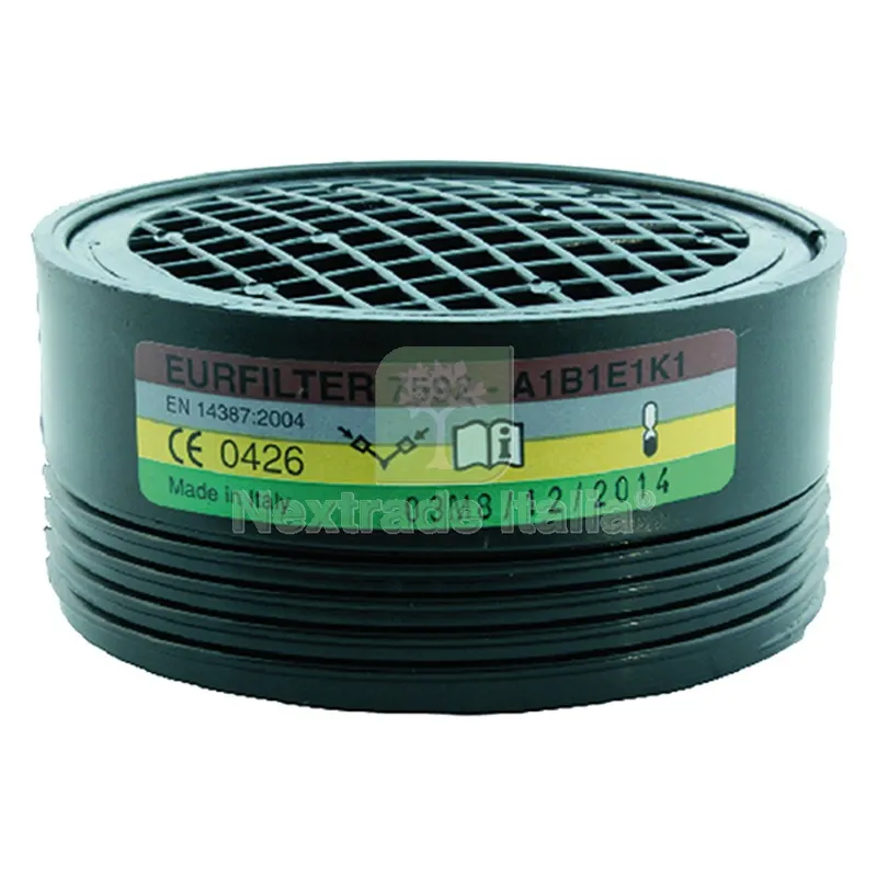 8PZ FILTRO PER MASCHERA A1 - B1 - E1 - K1 — Protezione respiratoria — rif. FERX.106598NLM 8PZ FILTRO PER MASCHERA A1 - B1 - E1 - K1 — Protezione respiratoria — rif. FERX.106598NLM
