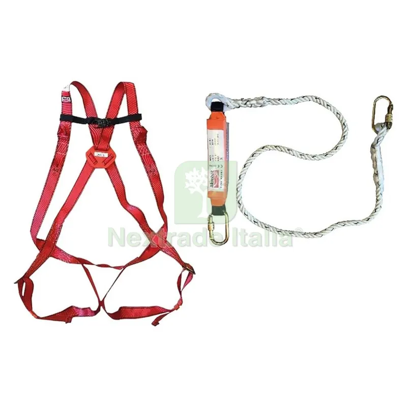 SISTEMA ANTICADUTA IN KIT imbracatura dorsale + cordino — Protezioni corpo — rif. FERX.1065510NLM