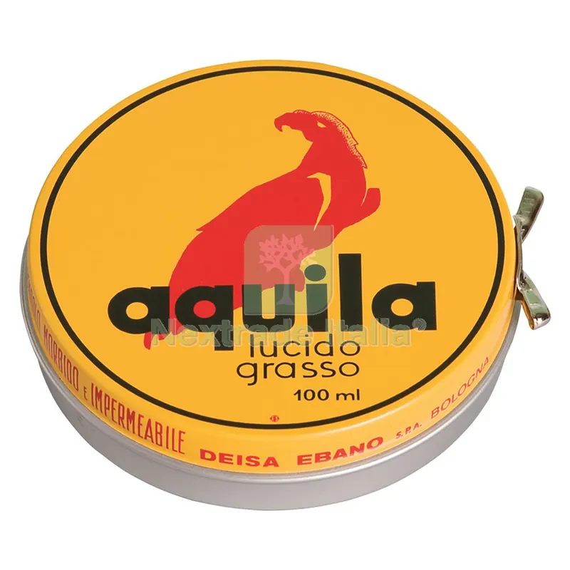 12PZ GRASSO LUCIDO PROTETTIVO IN PASTA PER SCARPE 'AQUI ml 100 — Calzature antinfortunistiche — rif. FERX.1060522NLM
