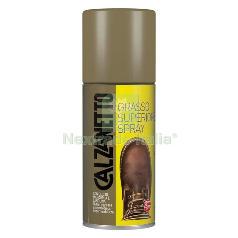 6PZ Grasso Protettivo Spray per Scarpe 'calzanetto' ml 150 — Calzature antinfortunistiche — rif. FERX.1060526NLM 6PZ Grasso Protettivo Spray per Scarpe 'calzanetto' ml 150 — Calzature antinfortunistiche — rif. FERX.1060526NLM