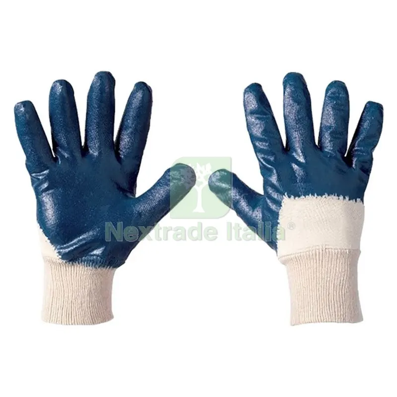 12COPPIE Guanti NBR Polso Maglia 'GN106' Tg. 9 — Guanti da lavoro — rif. FERX.1067079NLM 12COPPIE Guanti NBR Polso Maglia 'GN106' Tg. 9 — Guanti da lavoro — rif. FERX.1067079NLM