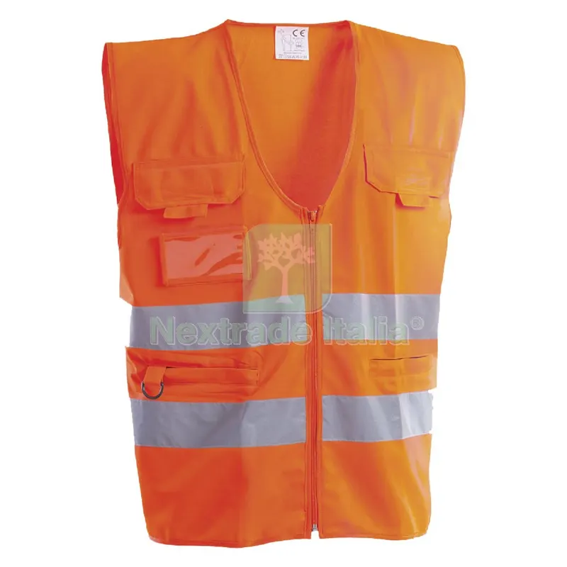 GILET ALTA VISIBILITA' MULTITASCHE 'ROAD' XXL — Protezioni corpo — rif. FERX.1067412NLM