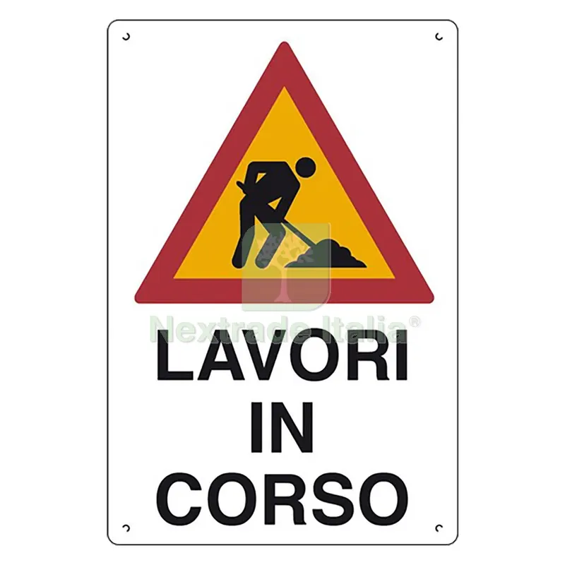 10PZ CARTELLO 'LAVORI IN CORSO' cm 40 x 60 — Casalinghi e organizzazione — rif. FERX.1063275NLM