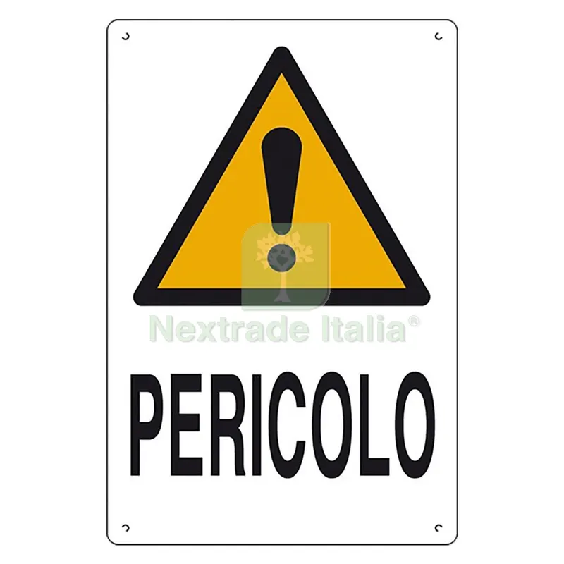 10PZ CARTELLO 'PERICOLO' cm 40 x 60 — Casalinghi e organizzazione — rif. FERX.1063128NLM 10PZ CARTELLO 'PERICOLO' cm 40 x 60 — Casalinghi e organizzazione — rif. FERX.1063128NLM