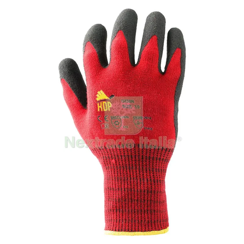 6COPPIE GUANTI INVERNALI SPANDEX/LATTICE 'GI30N' Tg. 10 — Guanti da lavoro — rif. FERX.1167493NLM