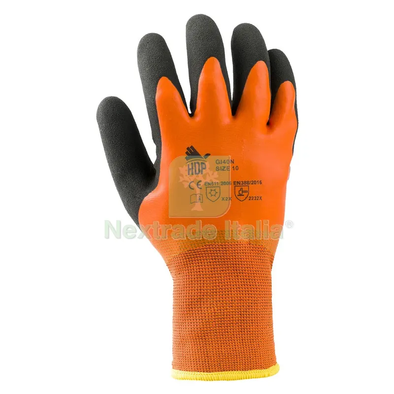 6COPPIE Guanti Invernali Poliestere/Lattice 'GI40N' Tg. 8 — Guanti da lavoro — rif. FERX.1067503NLM 6COPPIE Guanti Invernali Poliestere/Lattice 'GI40N' Tg. 8 — Guanti da lavoro — rif. FERX.1067503NLM