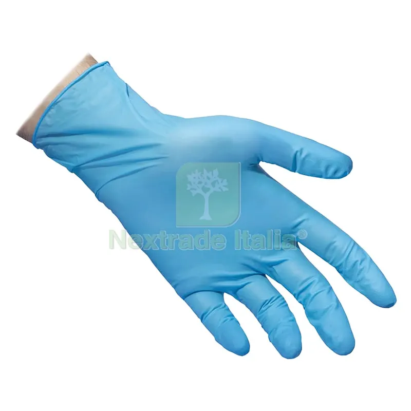 GUANTI NITRILE MONOUSO 'N73' extra strong (7 gr) - tg. L — Guanti da lavoro — rif. FERX.1068079NLM
