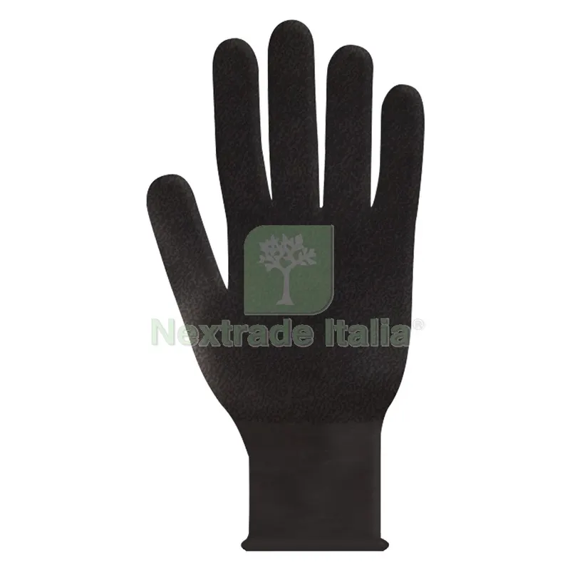 GUANTI NITRILE MONOUSO 'BLACKFIT' gr 3,5 - tg. M nx1 — Guanti da lavoro — rif. FERX.1068091NLM