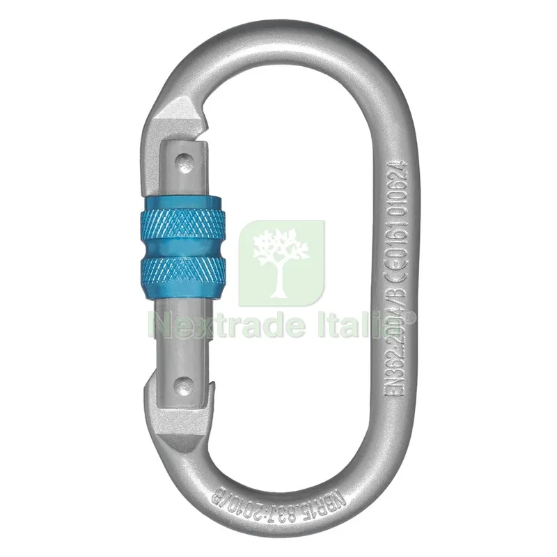 MOSCHETTONE OVALE apertura 18 mm nx2 — Ganci, moschettoni e anelli — rif. FERX.1065253NLM MOSCHETTONE OVALE apertura 18 mm nx2 — Ganci, moschettoni e anelli — rif. FERX.1065253NLM