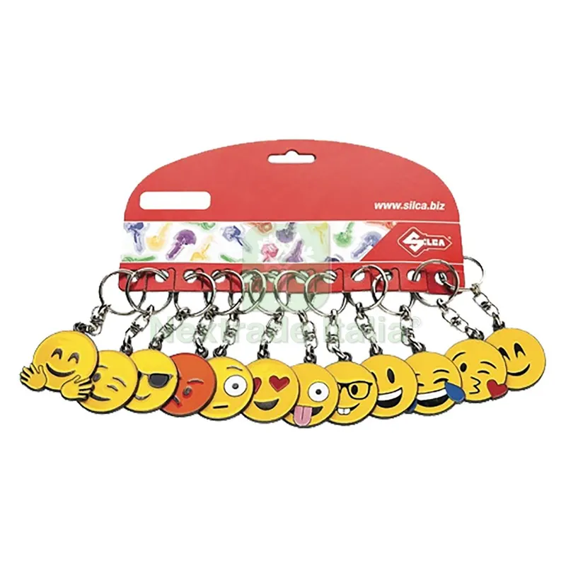 PORTACHIAVI 'EMOJI' cf. 12 pezzi (soggetti misti) — Ferramenta porte e finestre — rif. FERX.3099196NLM PORTACHIAVI 'EMOJI' cf. 12 pezzi (soggetti misti) — Ferramenta porte e finestre — rif. FERX.3099196NLM