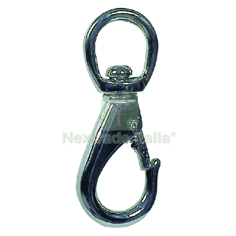 6PZ MOSCHETTONE DI SICUREZZA A LEVA mm 90 — Anticaduta e dispositivi di ancoraggio — rif. FERX.311220NLM 6PZ MOSCHETTONE DI SICUREZZA A LEVA mm 90 — Anticaduta e dispositivi di ancoraggio — rif. FERX.311220NLM