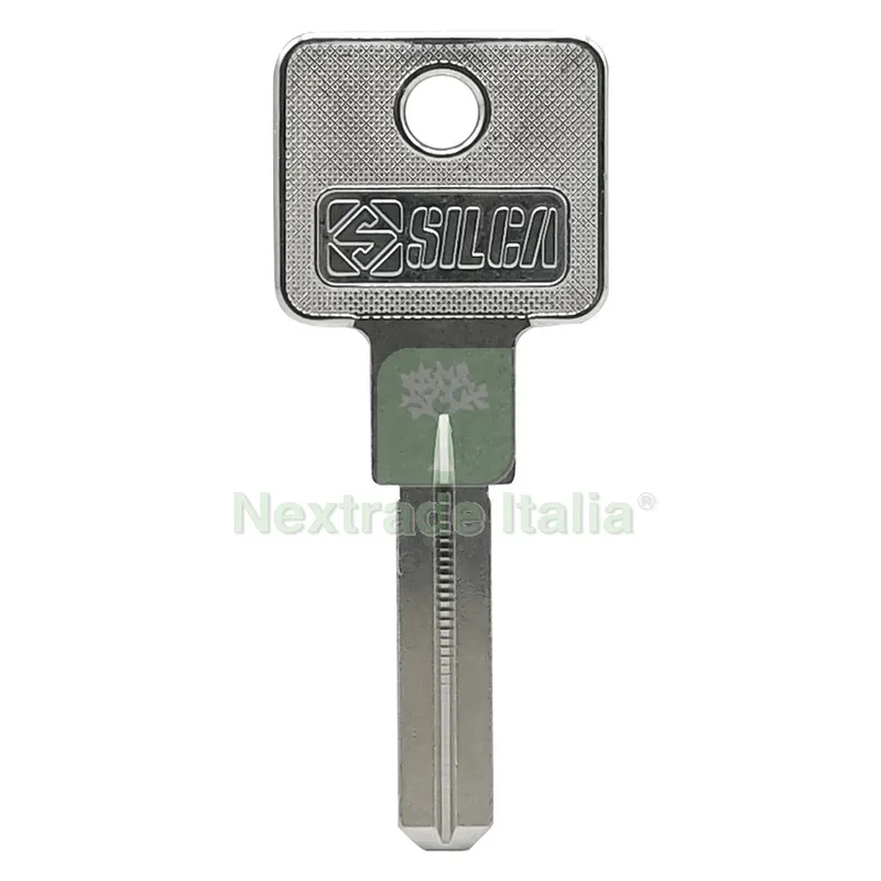 5PZ CHIAVI ALPACCA MG8 punzonate - alpacca — Ricambi e accessori macchine da giardino — rif. FERX.321102NLM
